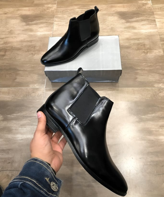 Men Leather Chelsea Boots