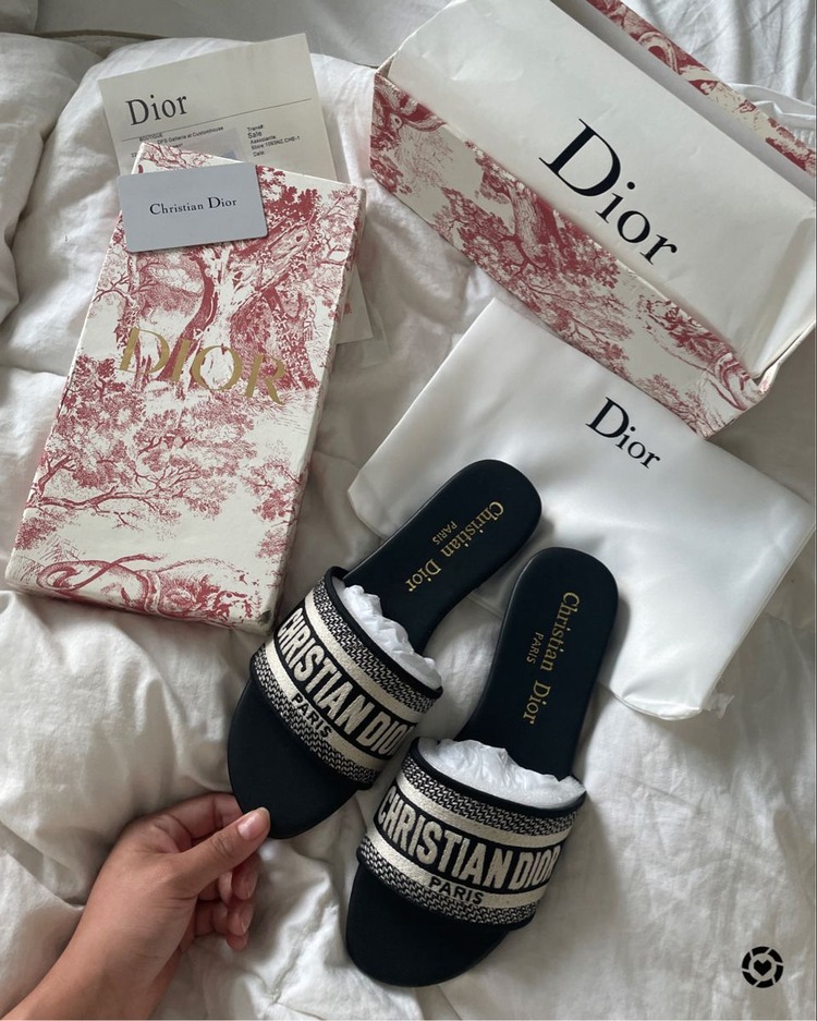 Christian Dior Flats in Black