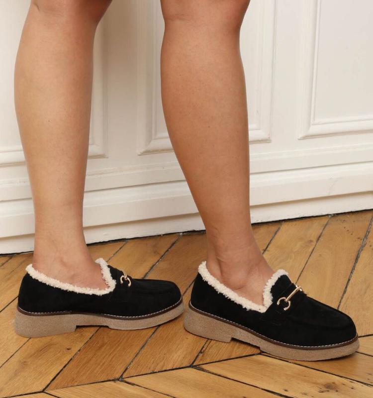 Trendy Loafers with Fleece for Her 